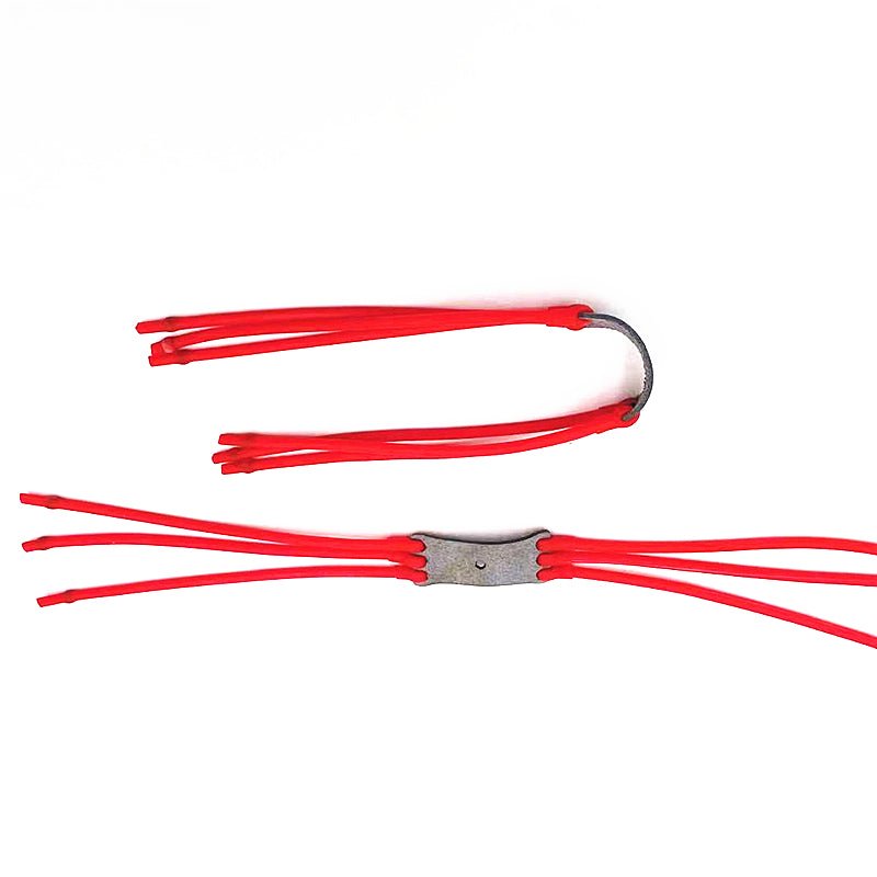 Misty Rose High-quality Elastic Card Ball Rubber Band Slingshot Accessories Outdoor Game Pull Belt Fast Rebound Great Power