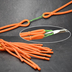 Dim Gray Powerful Slingshot Fish Rubber Band Yellow and Orange Outdoor Shooting Slingshot Accessory INDIAN SLINGSHOT