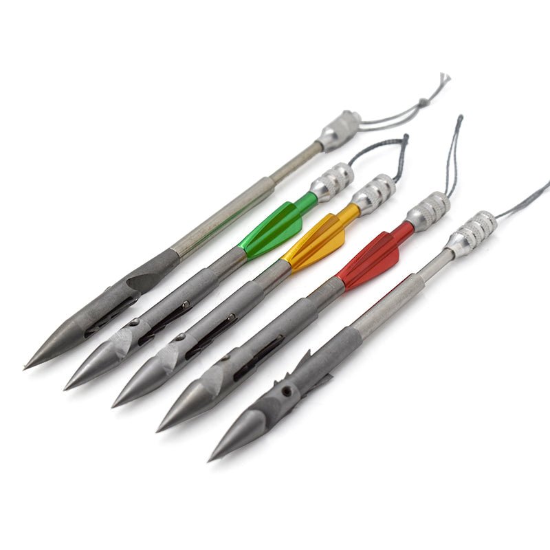 Stainless steel thick head fish dart for outer shooting and hunting fish sling shot accessories tool - INDIAN SLINGSHOT